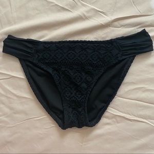 Black Lace Bikini Bottoms